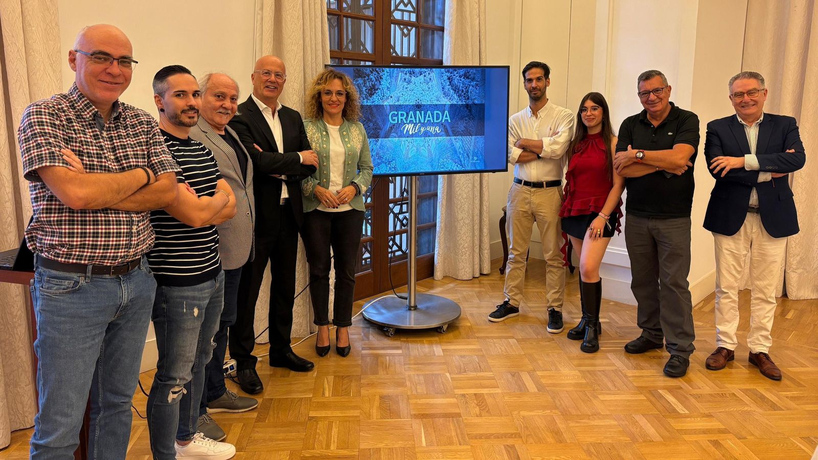 Encuentro de la diputada de Turismo, Marta Nievas, con periodistas canarios