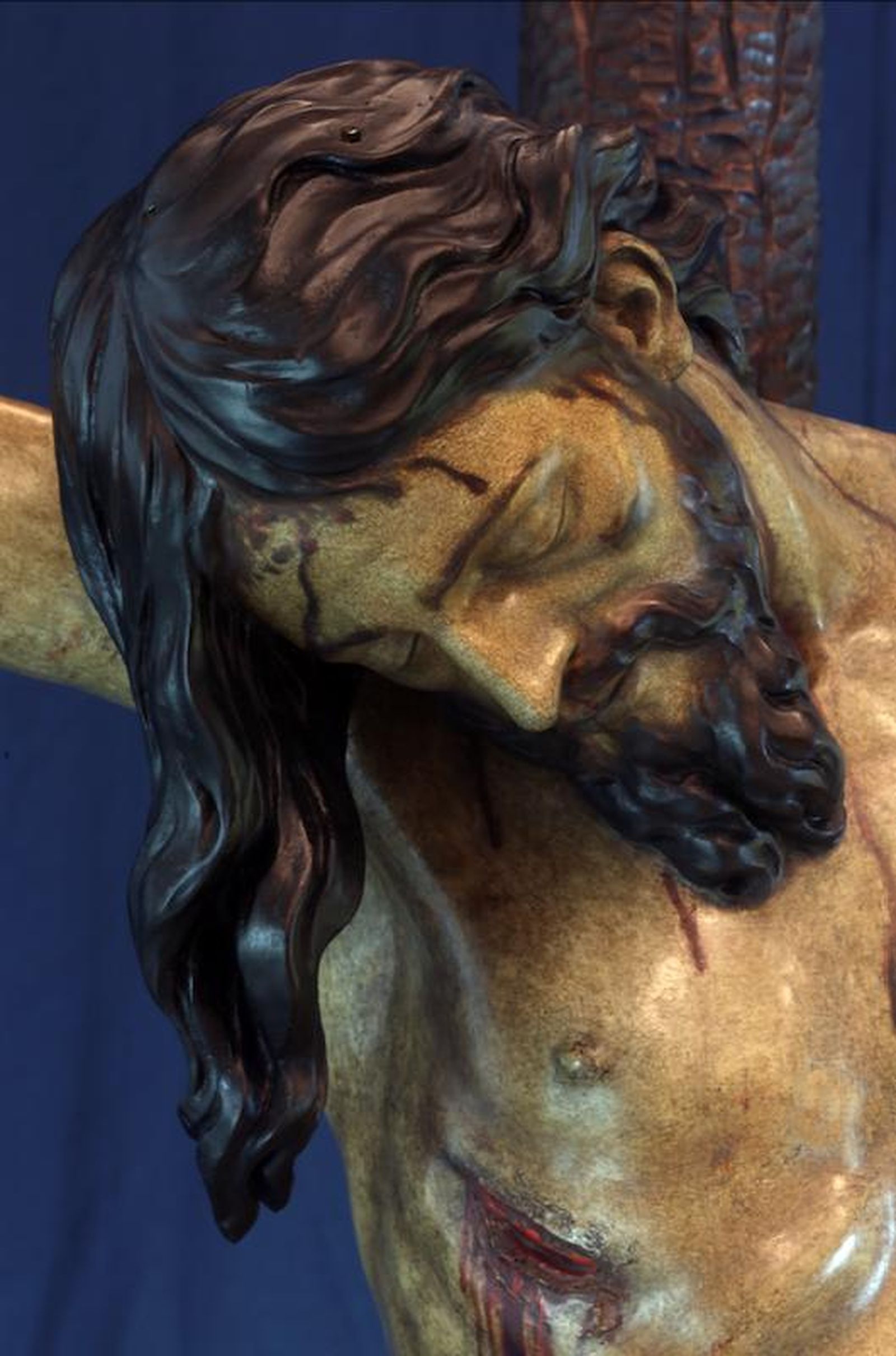 El Cristo del Descendimiento regresa a la Magdalena tras los trabajos de conservación