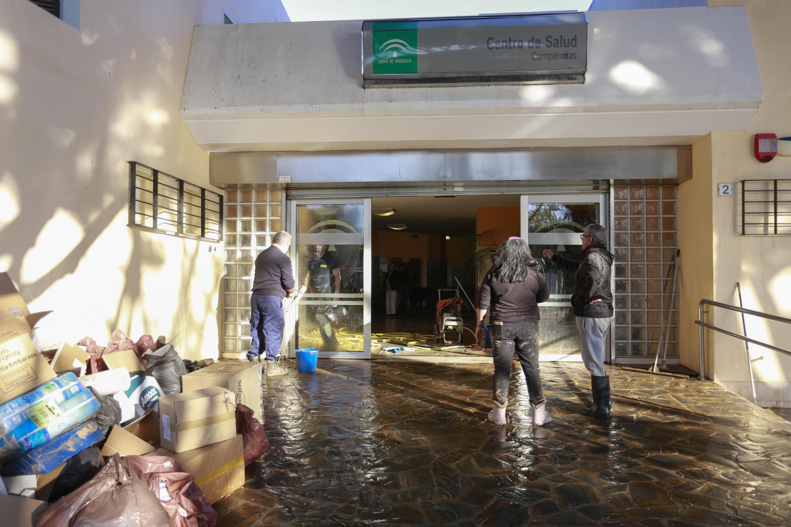 Las fotos de Campanillas un día después de la inundación Las fotos de Campanillas un día después de la inundación