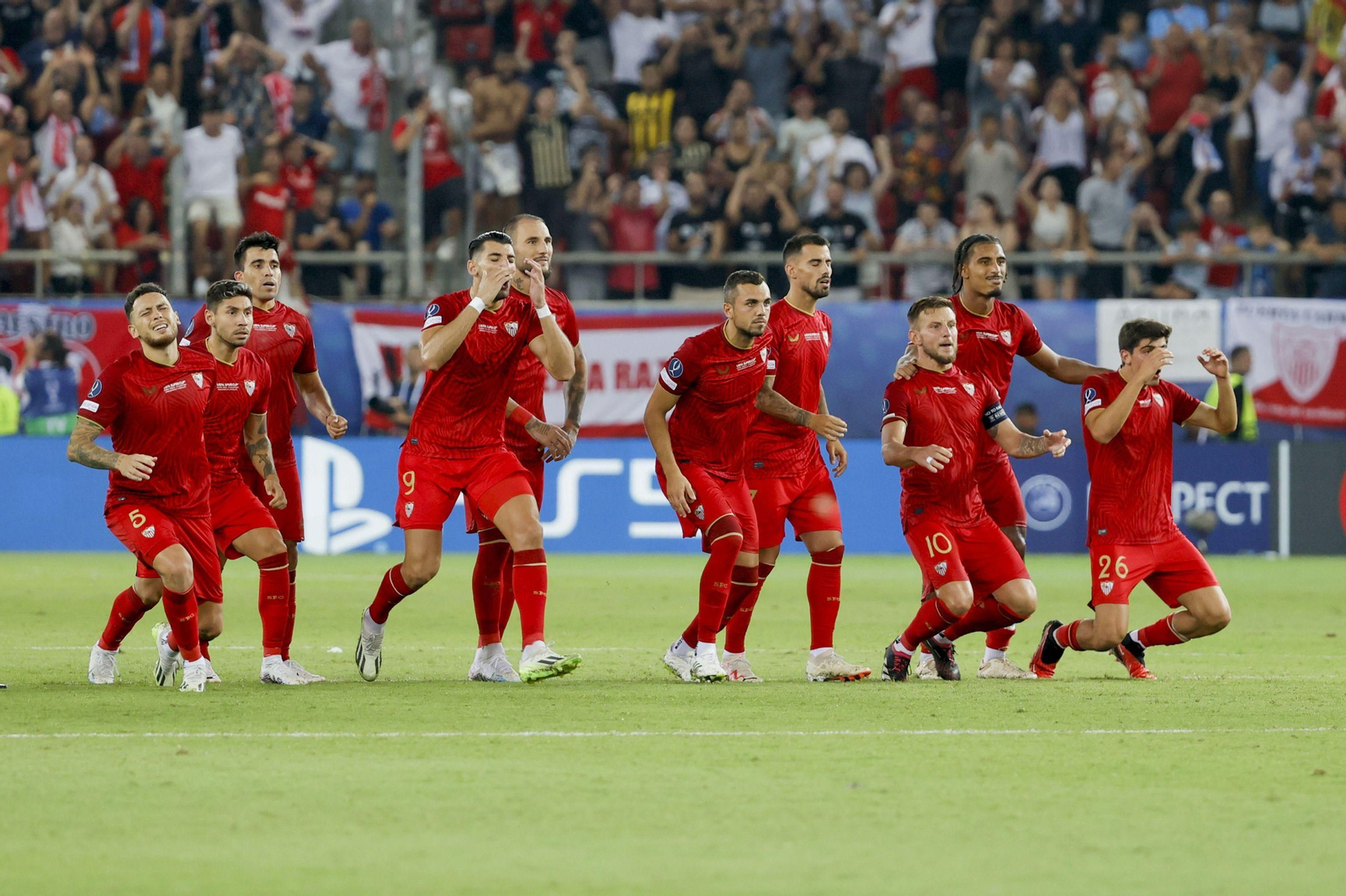 Las fotos del Manchester City-Sevilla FC en la Supercopa de Europa