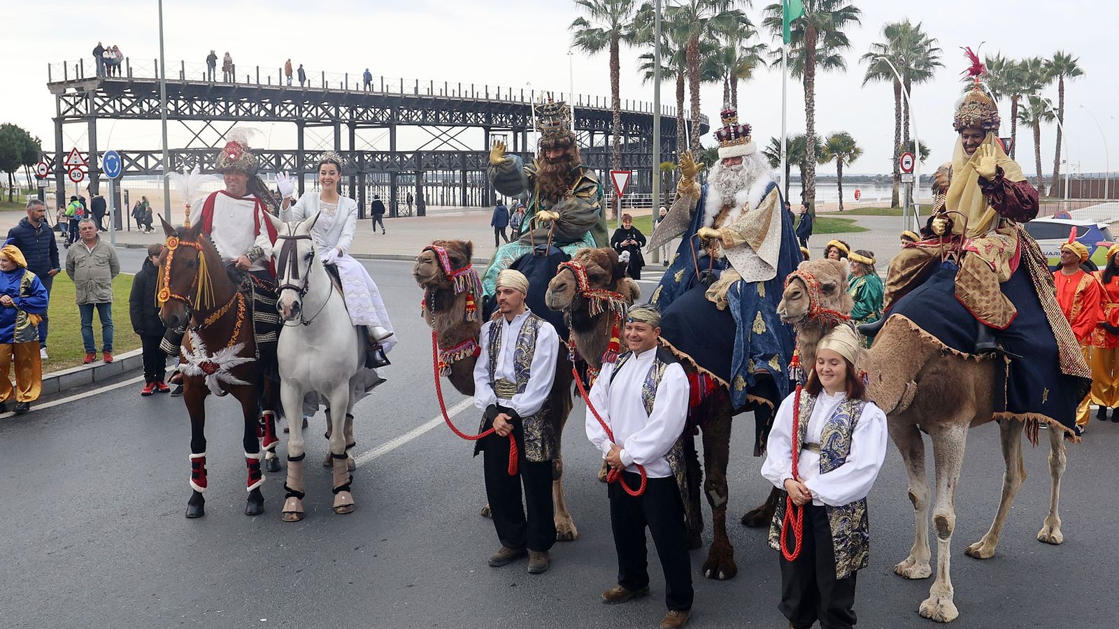 Llegada de los Reyes Magos y la Estrella de la Ilusión este pasado 2025.
