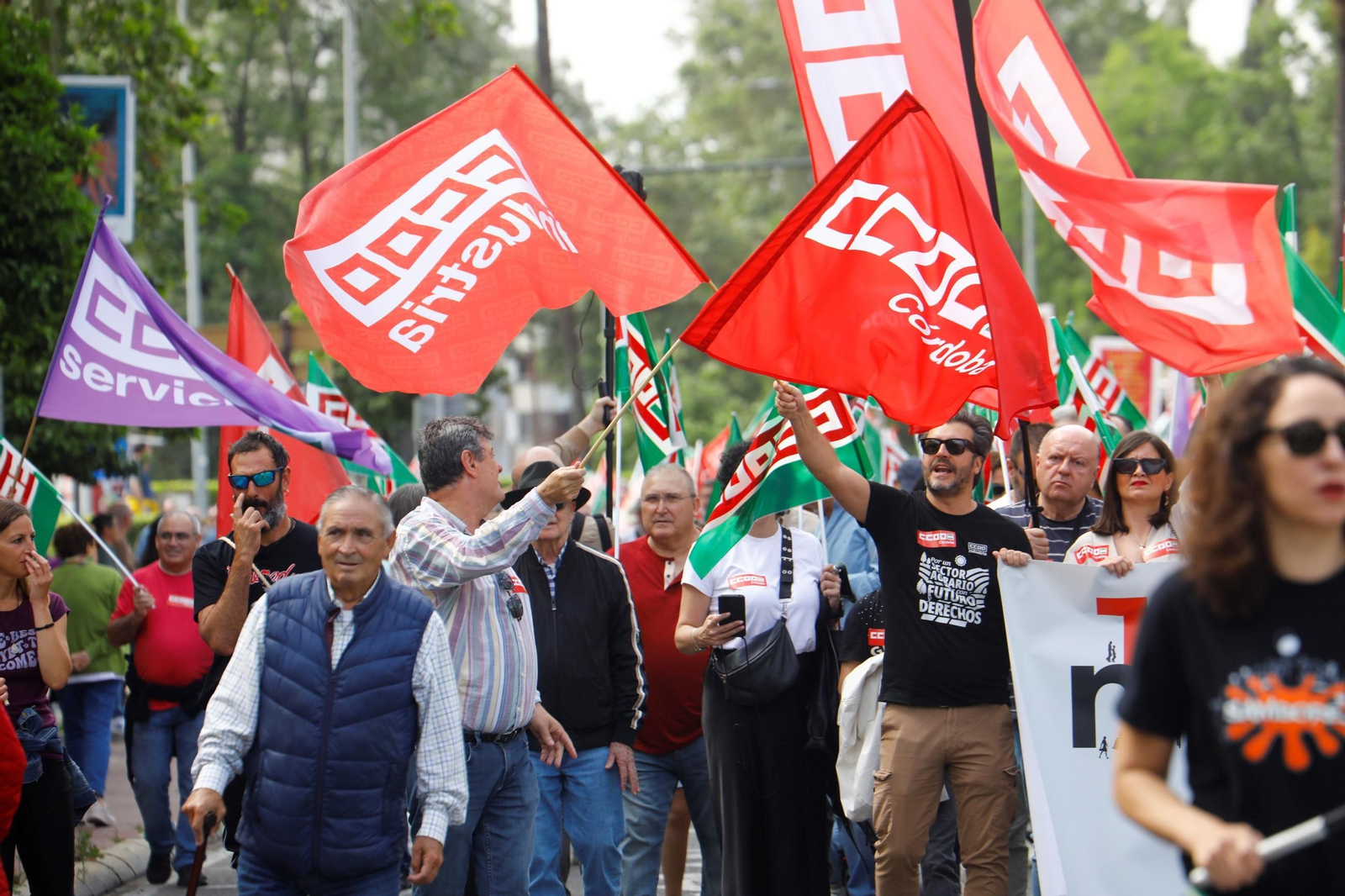 Todas las imágenes de la manifestación del 1 de mayo en Córdoba Todas las imágenes de la manifestación del 1 de mayo en Córdoba
