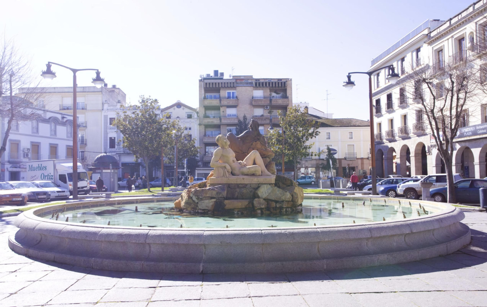 La plaza de España de Don Benito