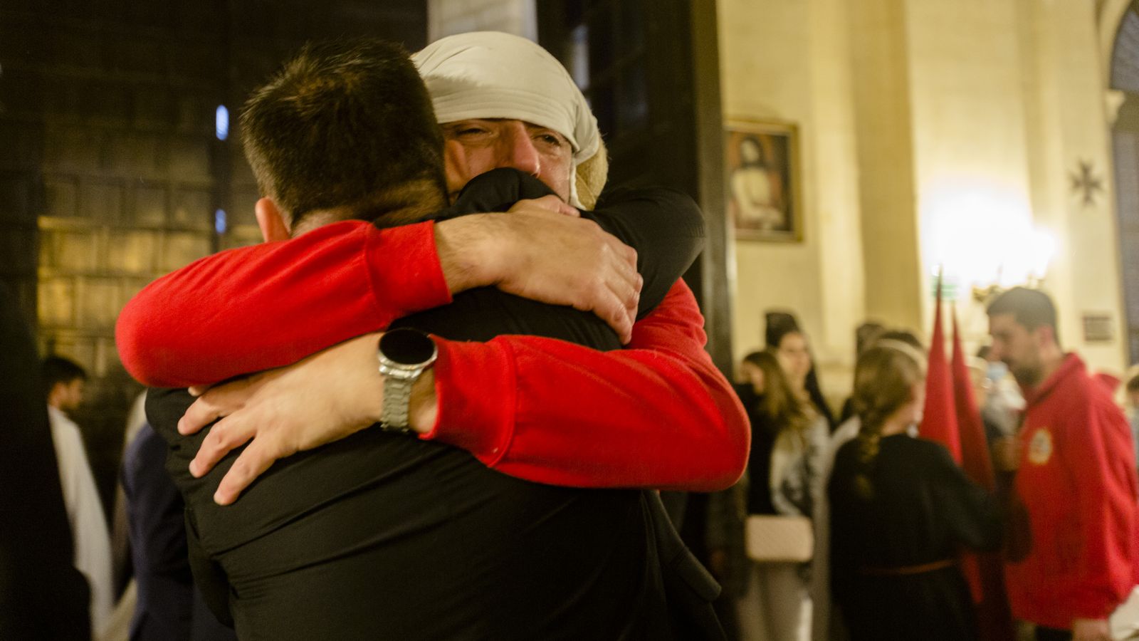 Las imágenes de la cofradía del Perdón en la Semana Santa de Chiclana 2022