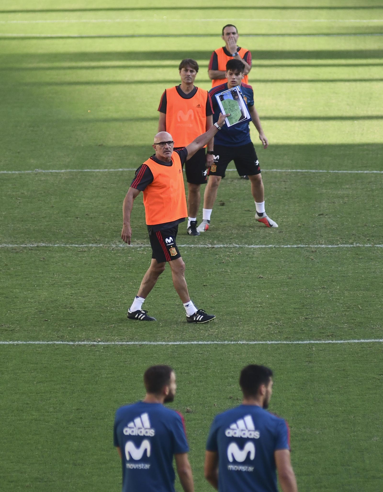 Entrenamiento de la selección sub-21 en El Arcángel