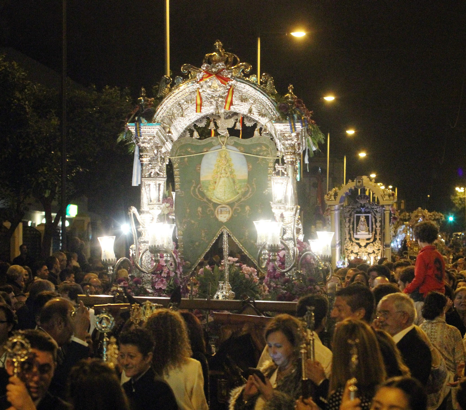 La procesión Magna Rociera en imágenes