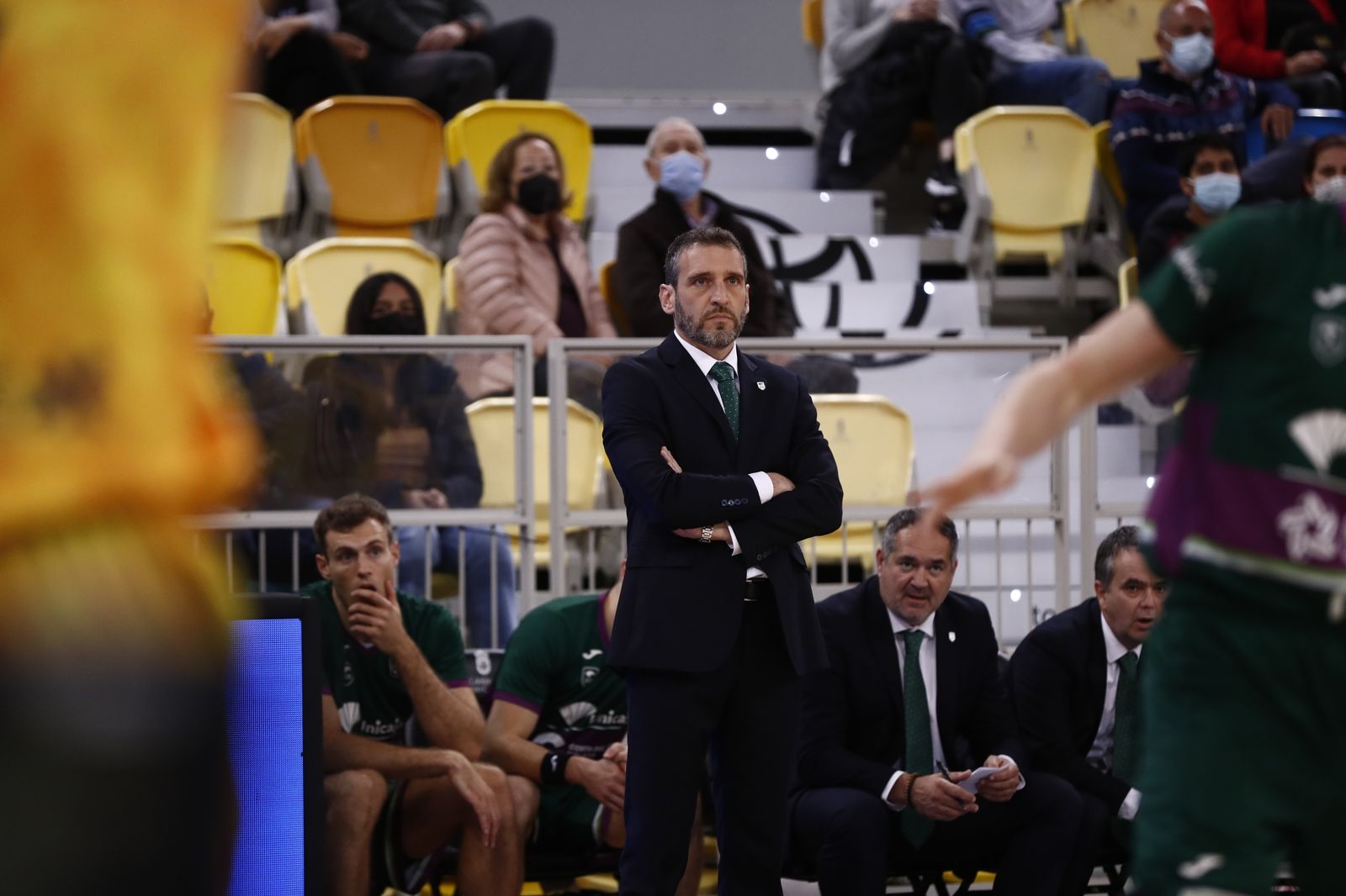 Ibon Navarro, durante el Gran Canaria-Unicaja.