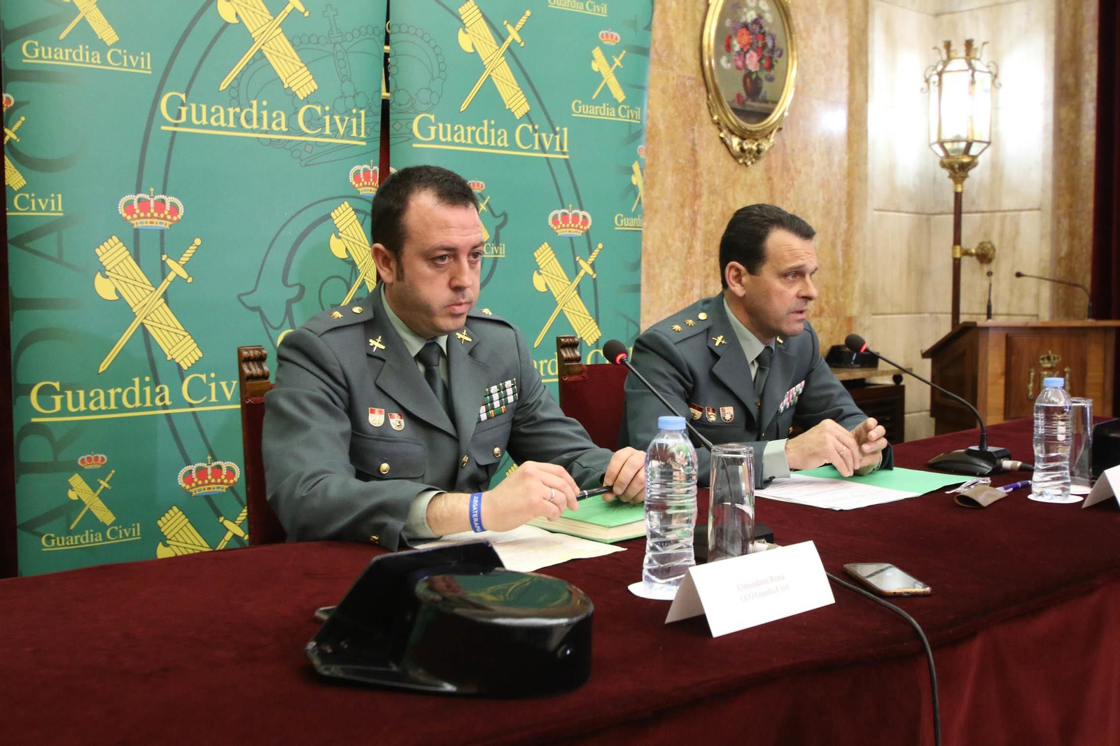 La rueda de prensa con datos de la Operación Nemo, en imágenes