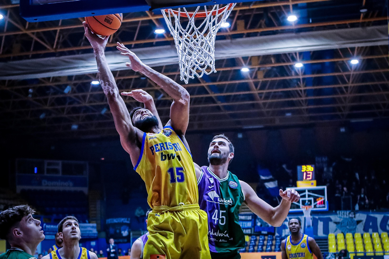 El Peristeri - Unicaja, en fotos