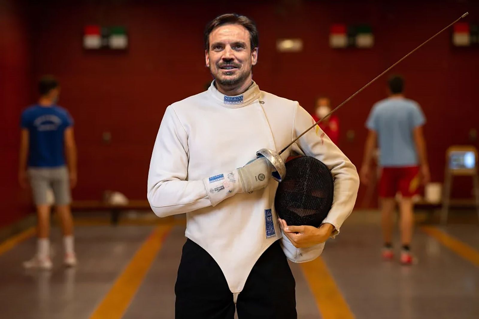José Grima, representante gaditano en la modalidad de espada.