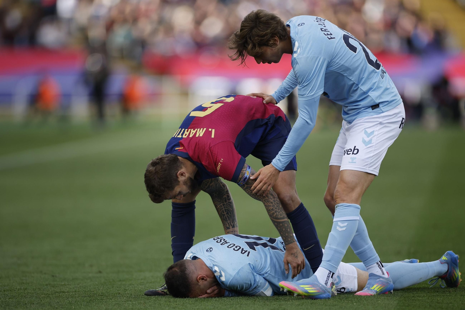 Barcelona-Celta: El malagueño Melero López, salpicado por la polémica