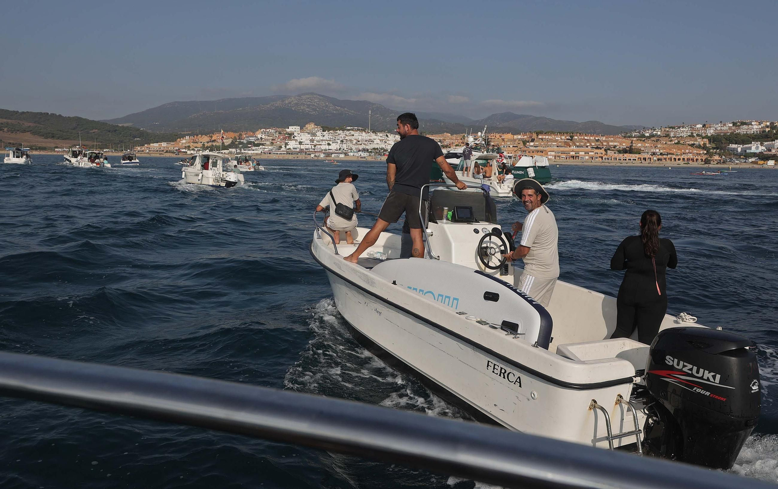 Las mejores fotos de la romería marítima de la Virgen de la Palma de Algeciras 2025