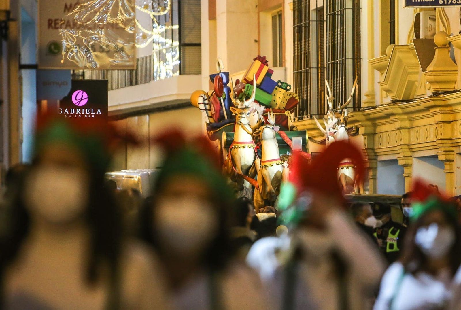 Imagen de la Cabalgata de Papá Noel del año pasado.