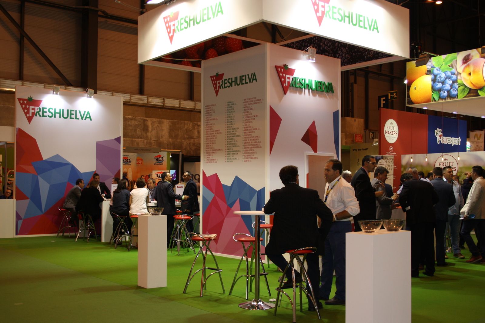 Imagen del stand de Freshuelva en la edición del año pasado de Fruit Attraction