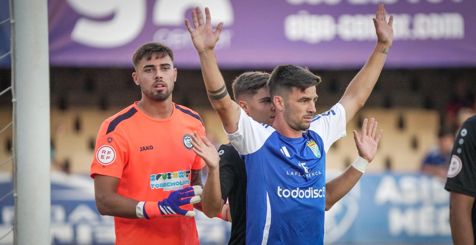 Imágenes del partido del Xerez CD - Torremolinos