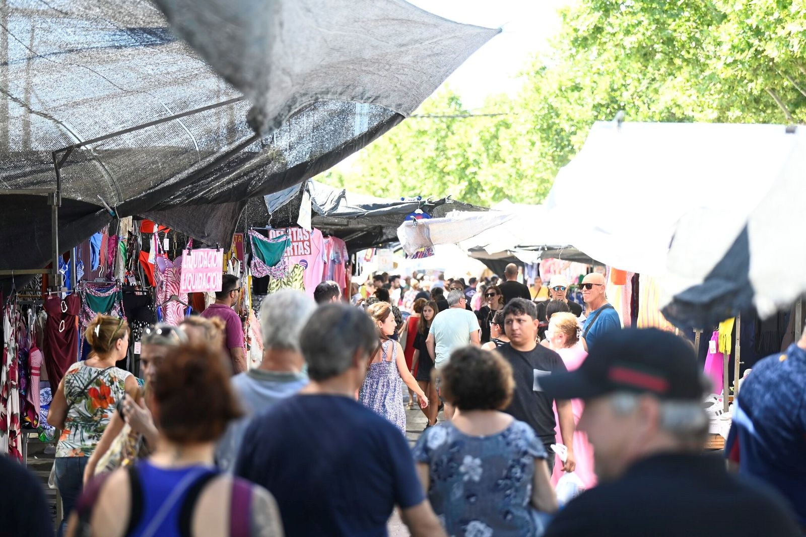 Imagen del mercadillo del Arenal.