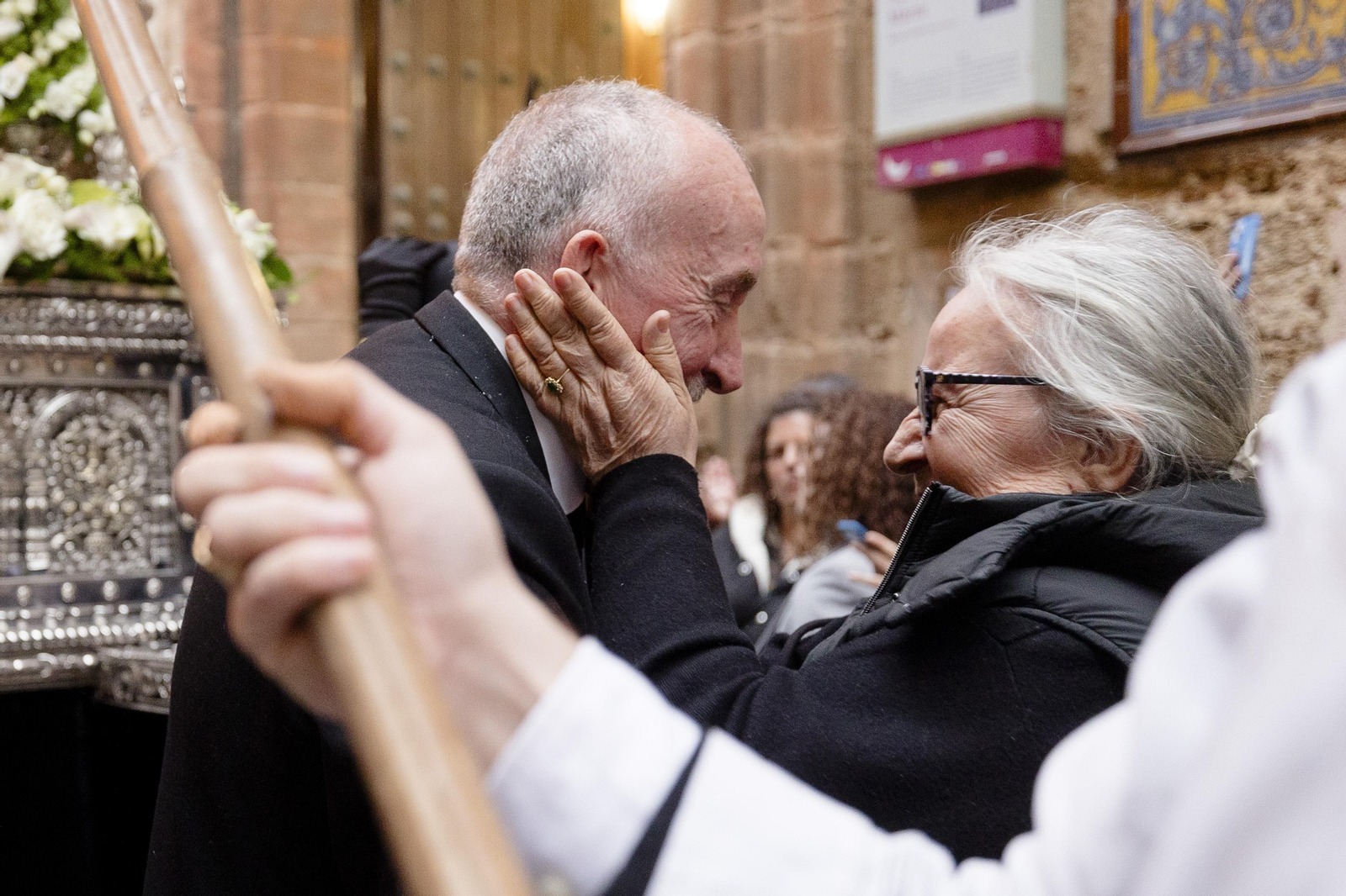 Las imágenes de la salida procesional de la Orden de Servitas en la Semana Santa de Cádiz