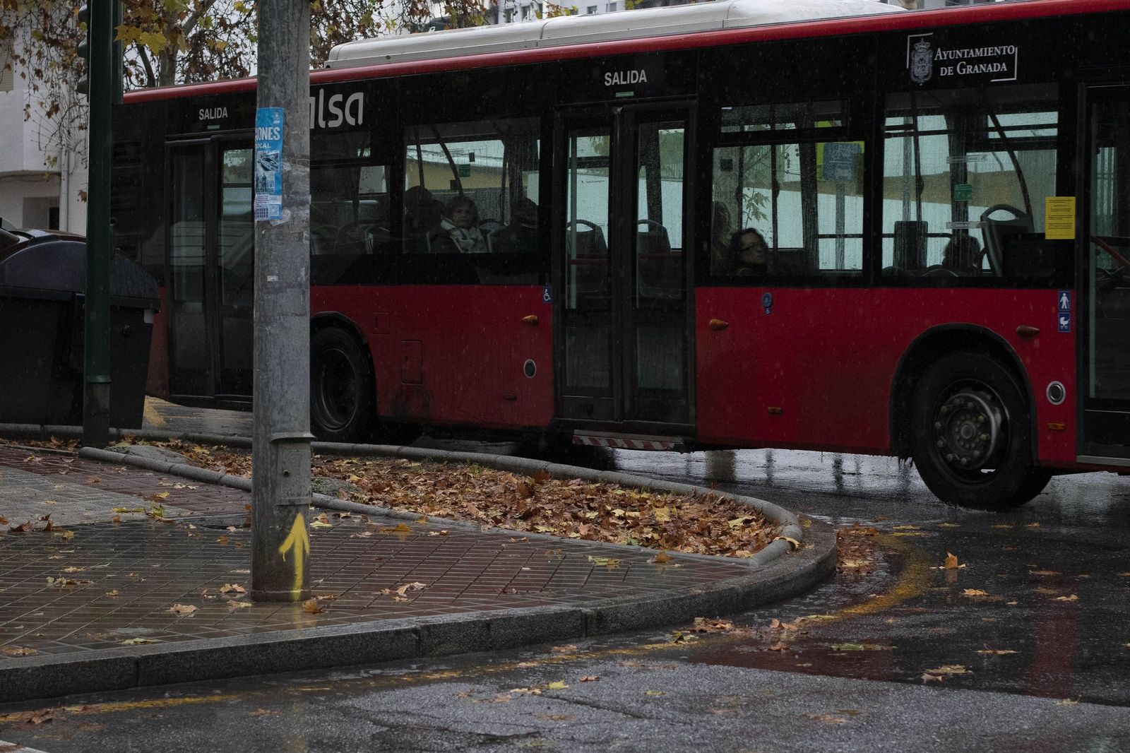 Granada bajo el temporal: imágenes de la ciudad durante la alerta naranja