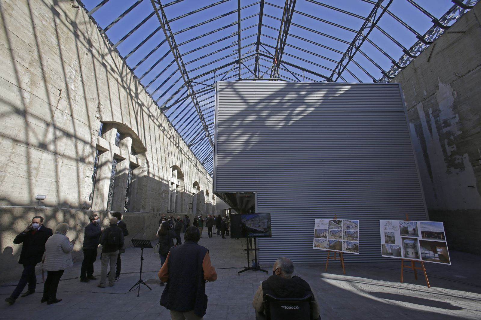 Obras en las naves de RENFE de San Jerónimo