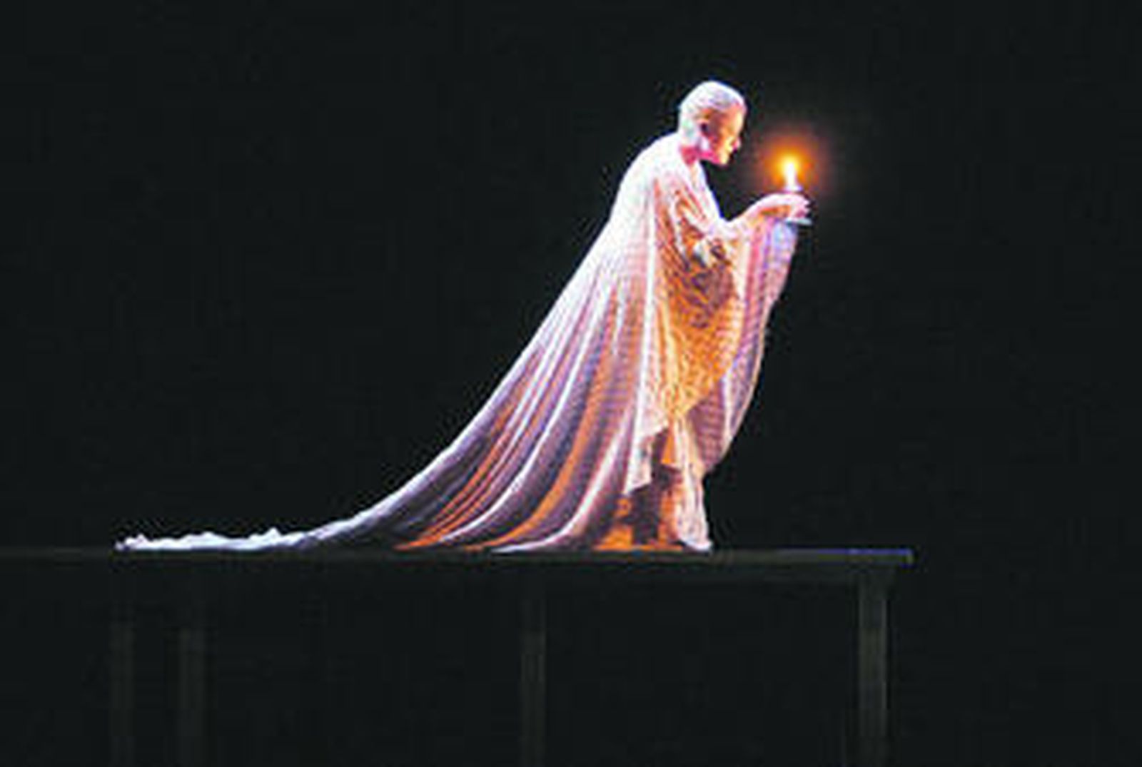 Un momento de la puesta en escena de 'Macbeth', en el Villamarta.