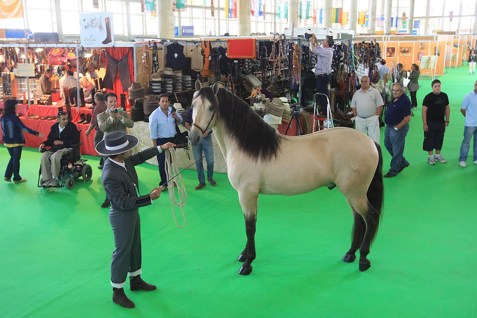 Imagen de la pasada edición de Equisur, que ofrece también una exposición comercial.