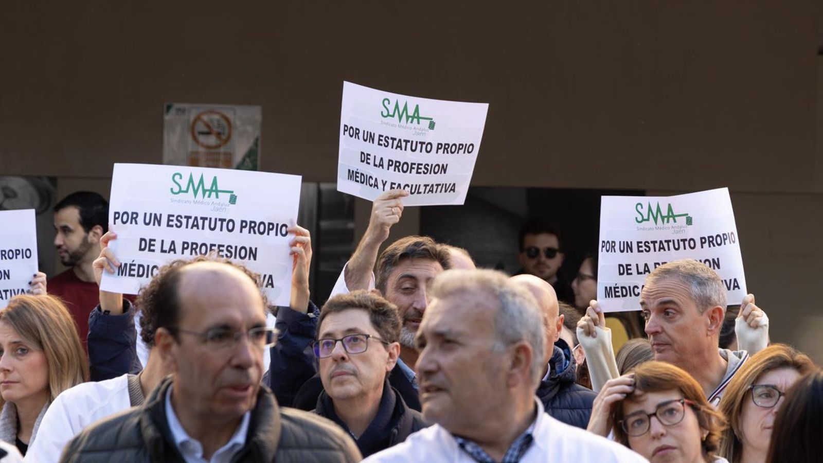 Manifestación medica contra el Decreto del Estatuto