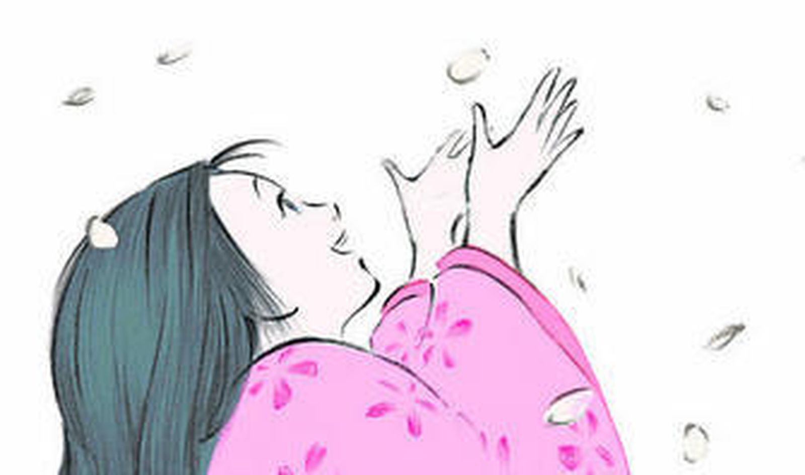 Una imagen de la película de Takahata, un pequeño milagro plástico llamado a perdurar en la memoria del espectador.