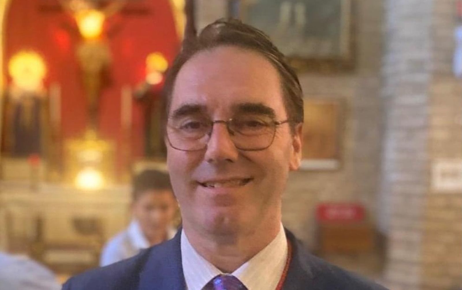 El cofrade José María Pinilla