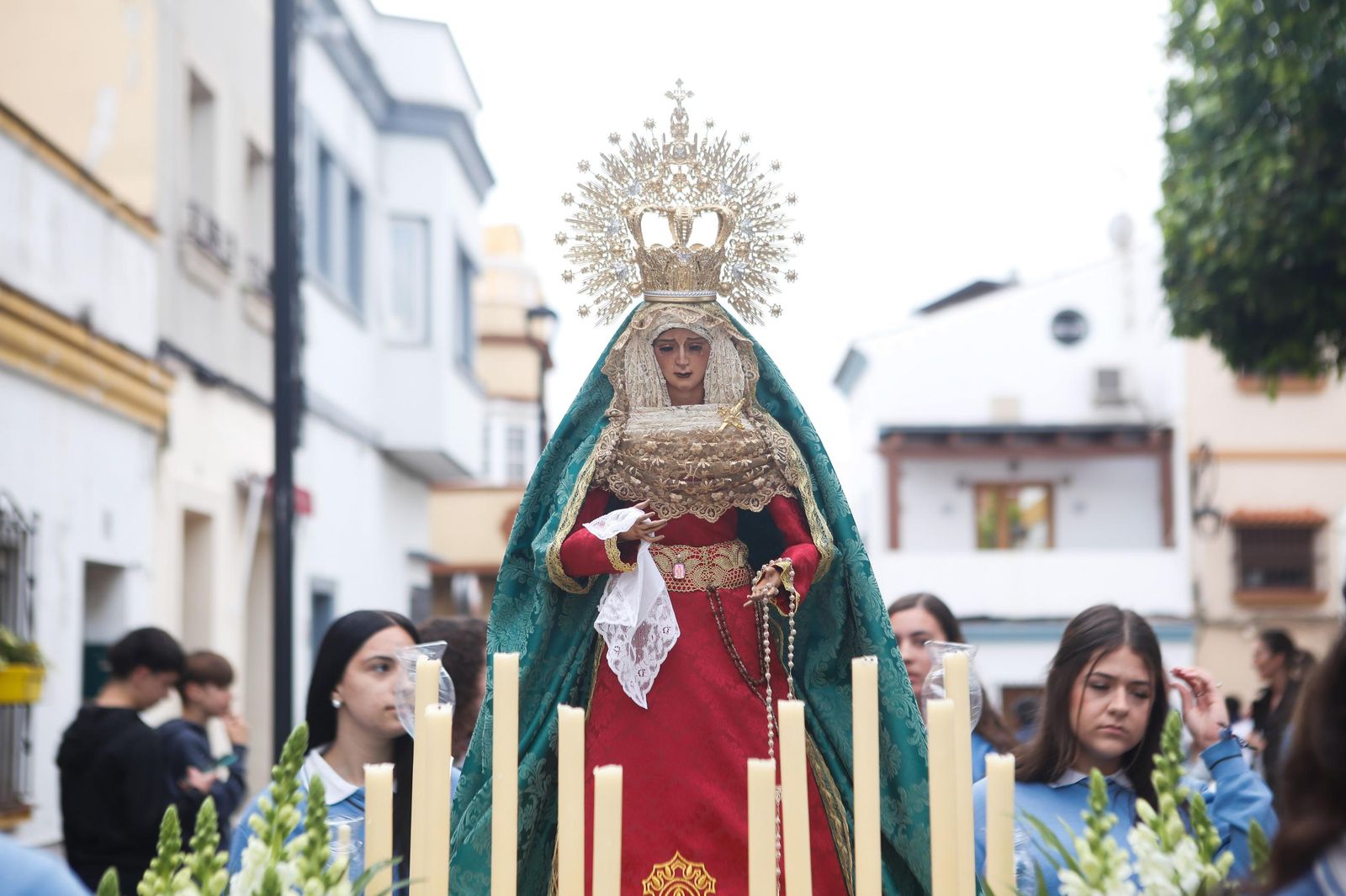 Fotos de la procesión infantil del colegio Nuestra Señora de los Milagros de Algeciras