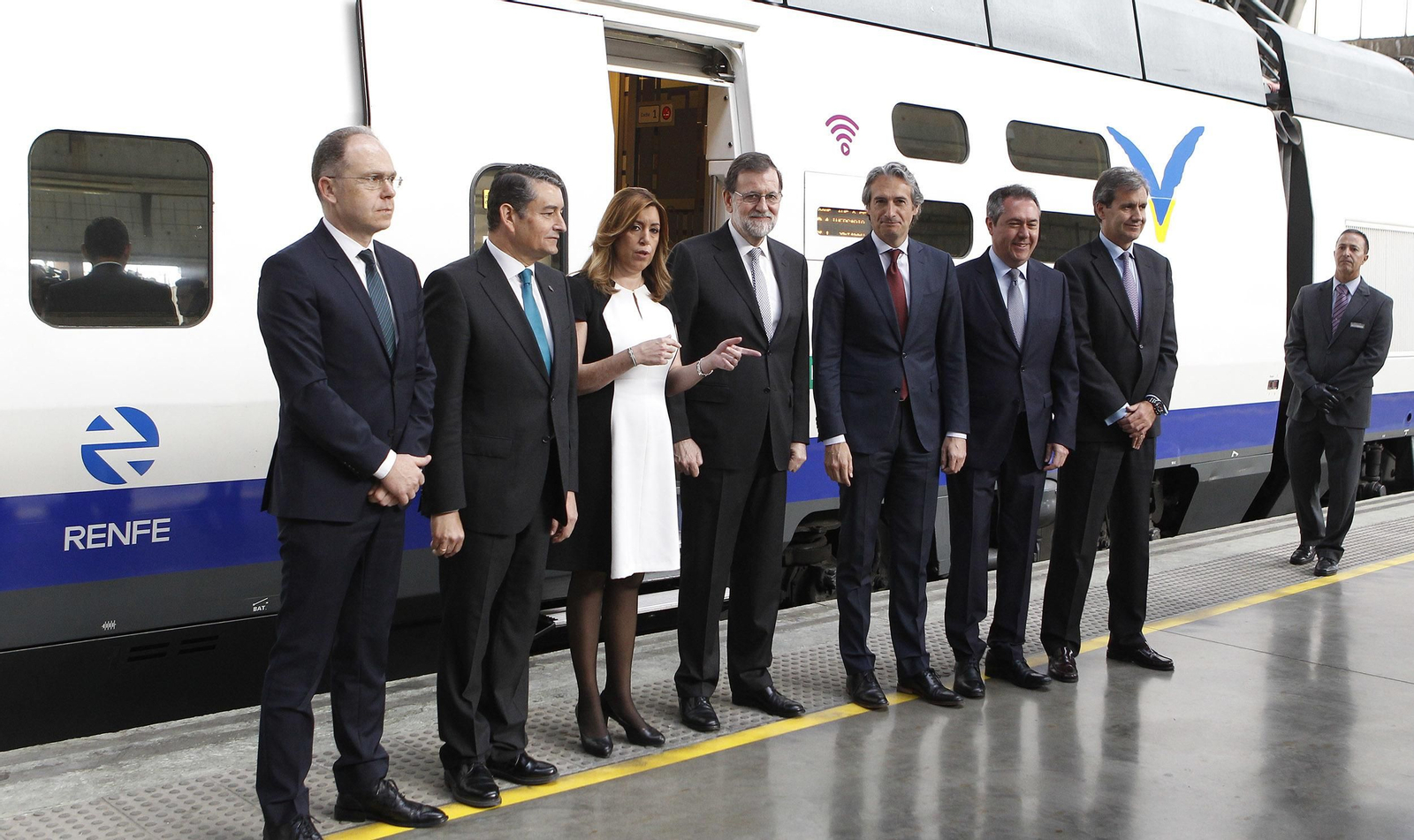 Las imágenes de la conmemoración de los 25 años del AVE