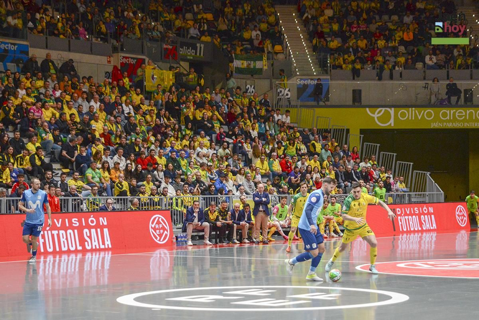 La Marea Amarilla acompañará al Jaén Paraíso Interior FS en Cartagena.