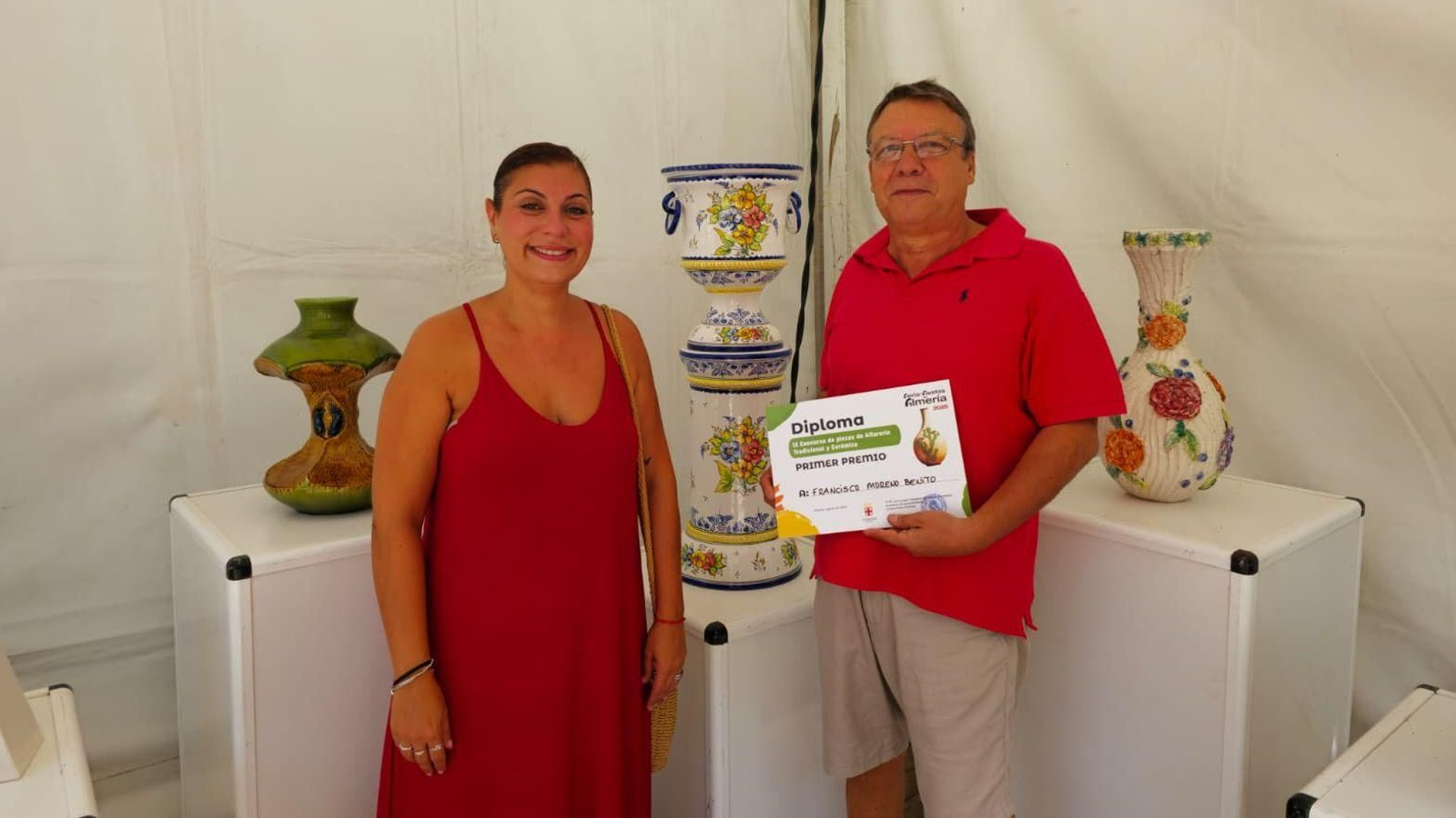 Francisco Moreno Benito, de Talavera de la Reina, ha ganado el concurso de alfarería.