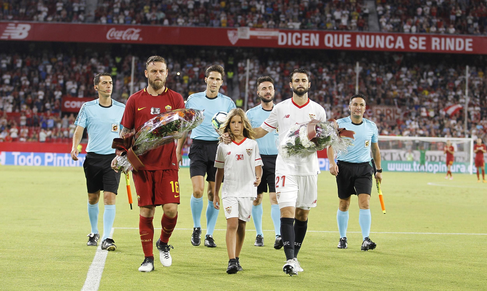 Las imágenes del Sevilla-Roma del IX Trofeo Antonio Puerta