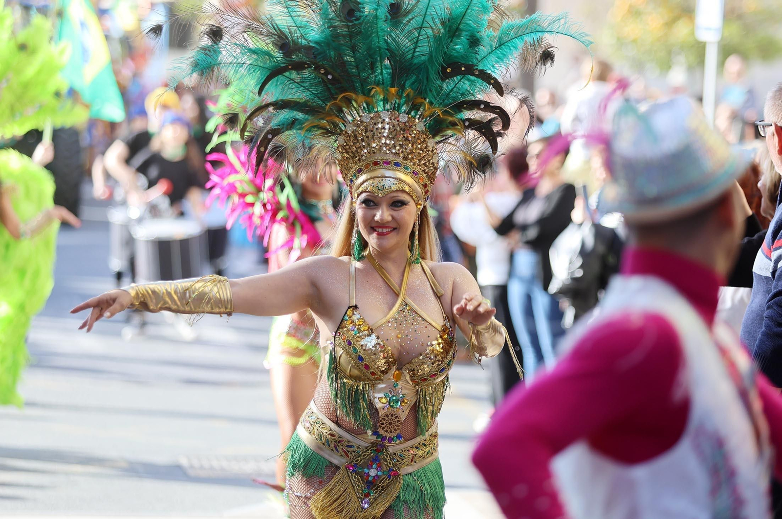 Imágenes de la cabalgata del Carnaval Colombino 2024
