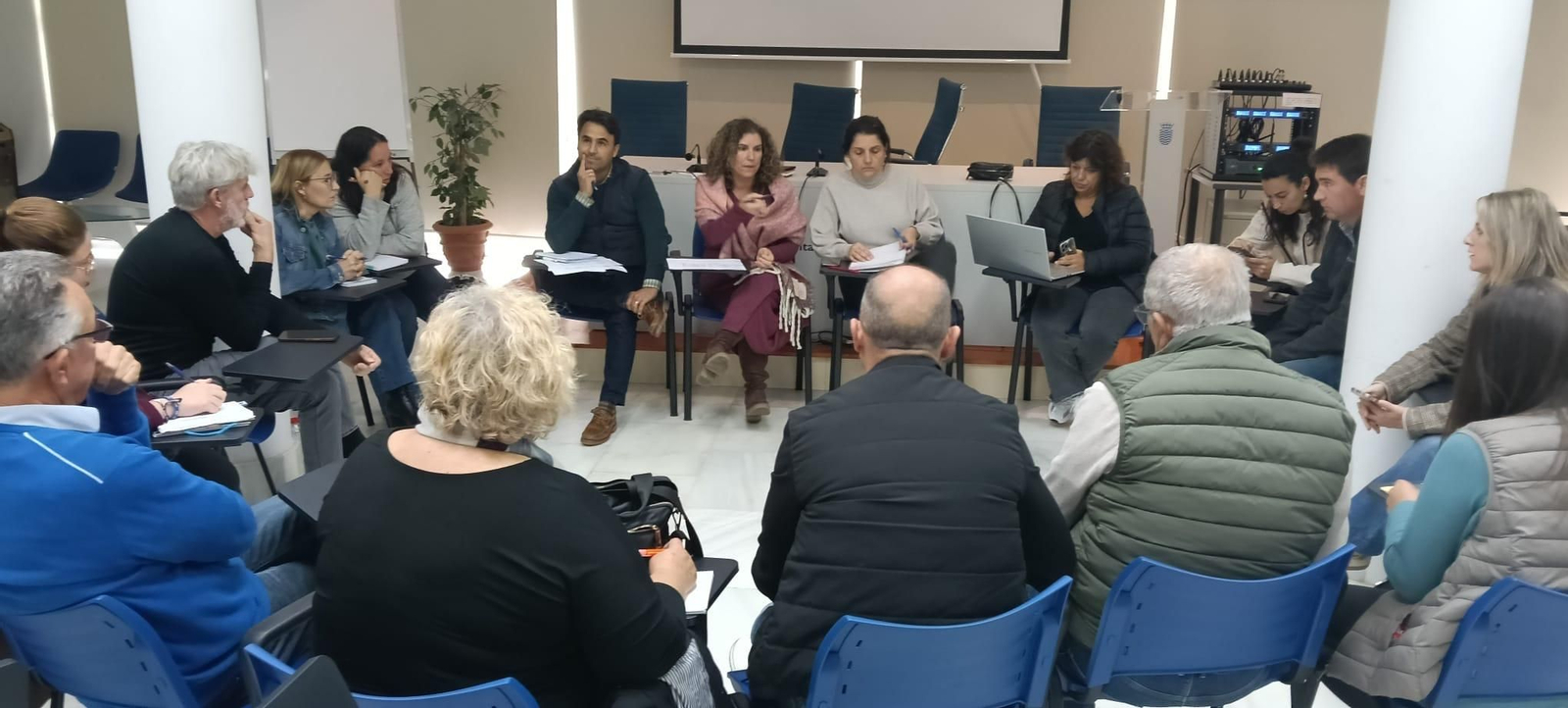 Reunión de Navidad con las barriadas rurales y Cuartillos.
