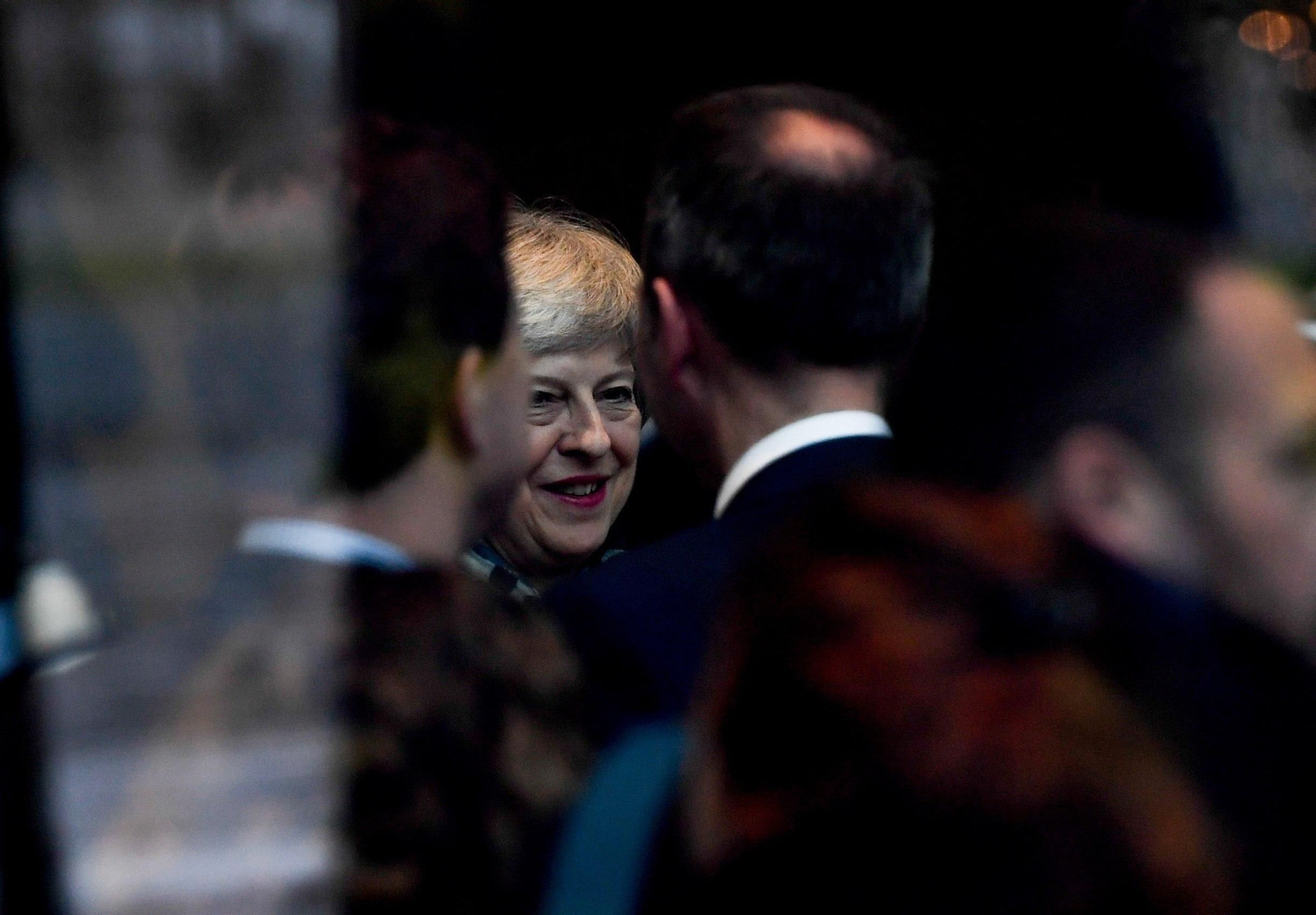 Theresa May sonríe a su llegada a Berlín en una visita reciente. Theresa May sonríe a su llegada a Berlín en una visita reciente.