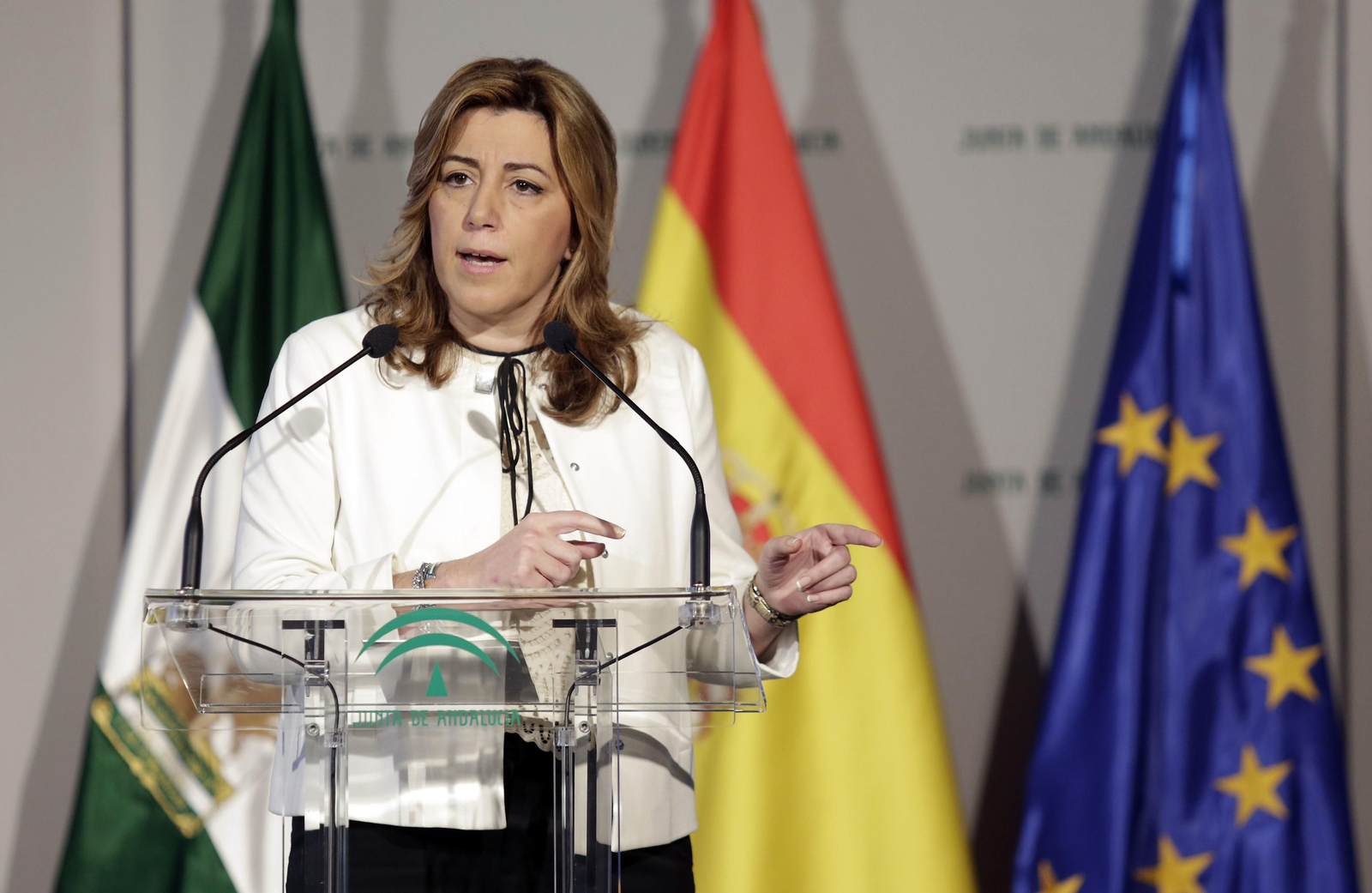 Susana Díaz: "Nadie se puede poner en la piel de los padres de Gabriel"