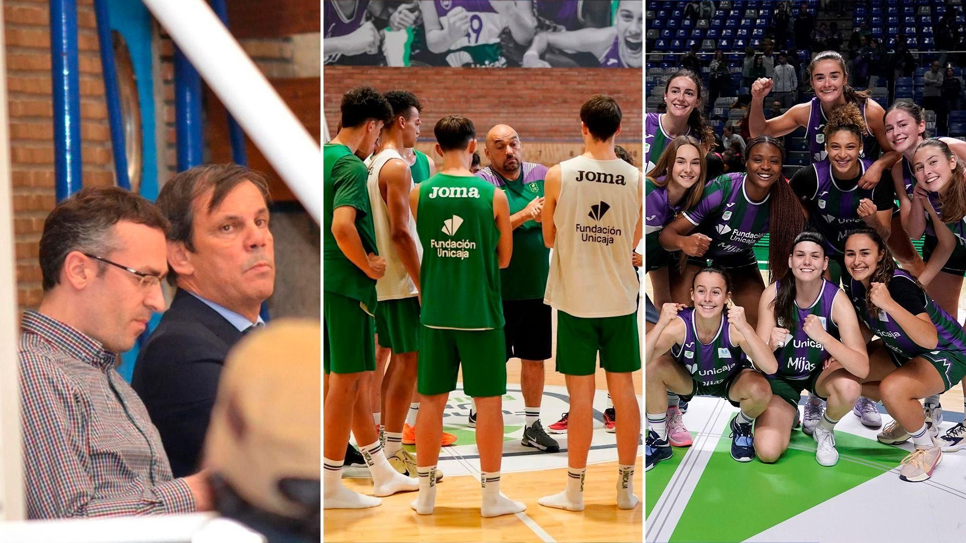 Asier Alonso, el equipo U22 y el Unicaja Mijas