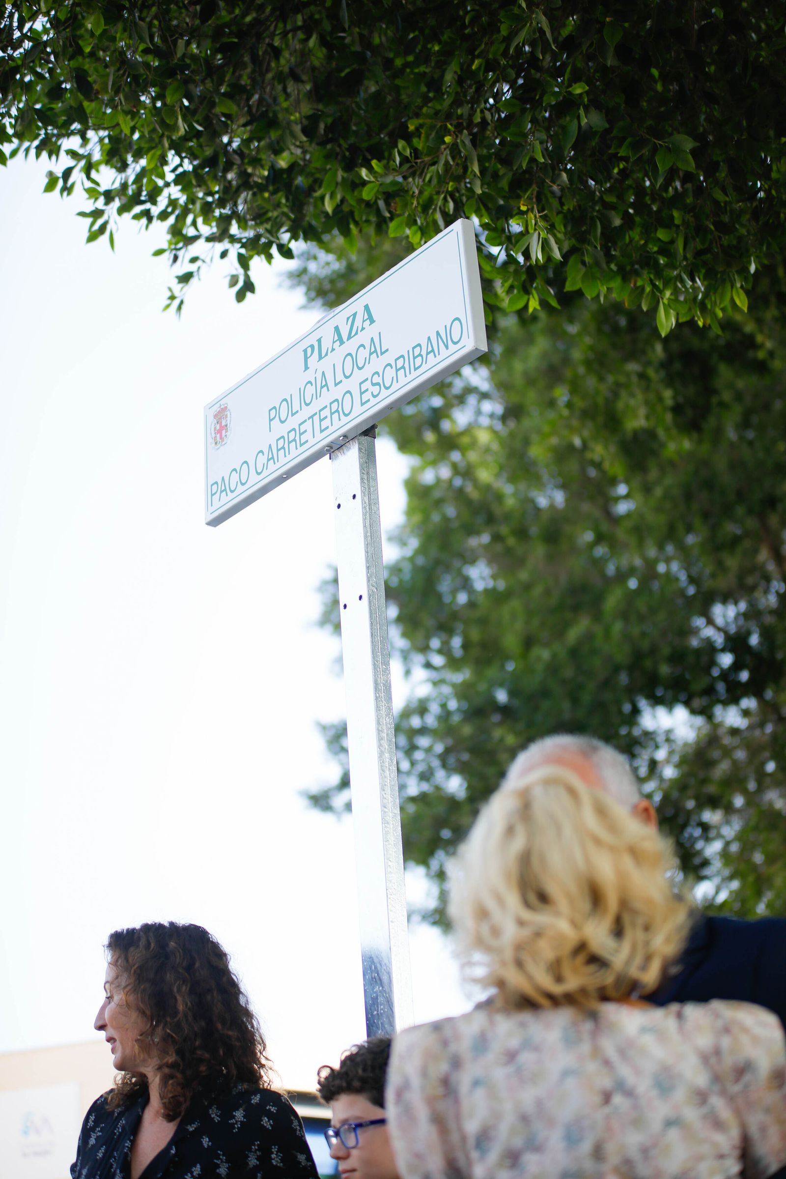 Inauguración de la plaza dedicada al Policía Local Paco Carretero Escribano