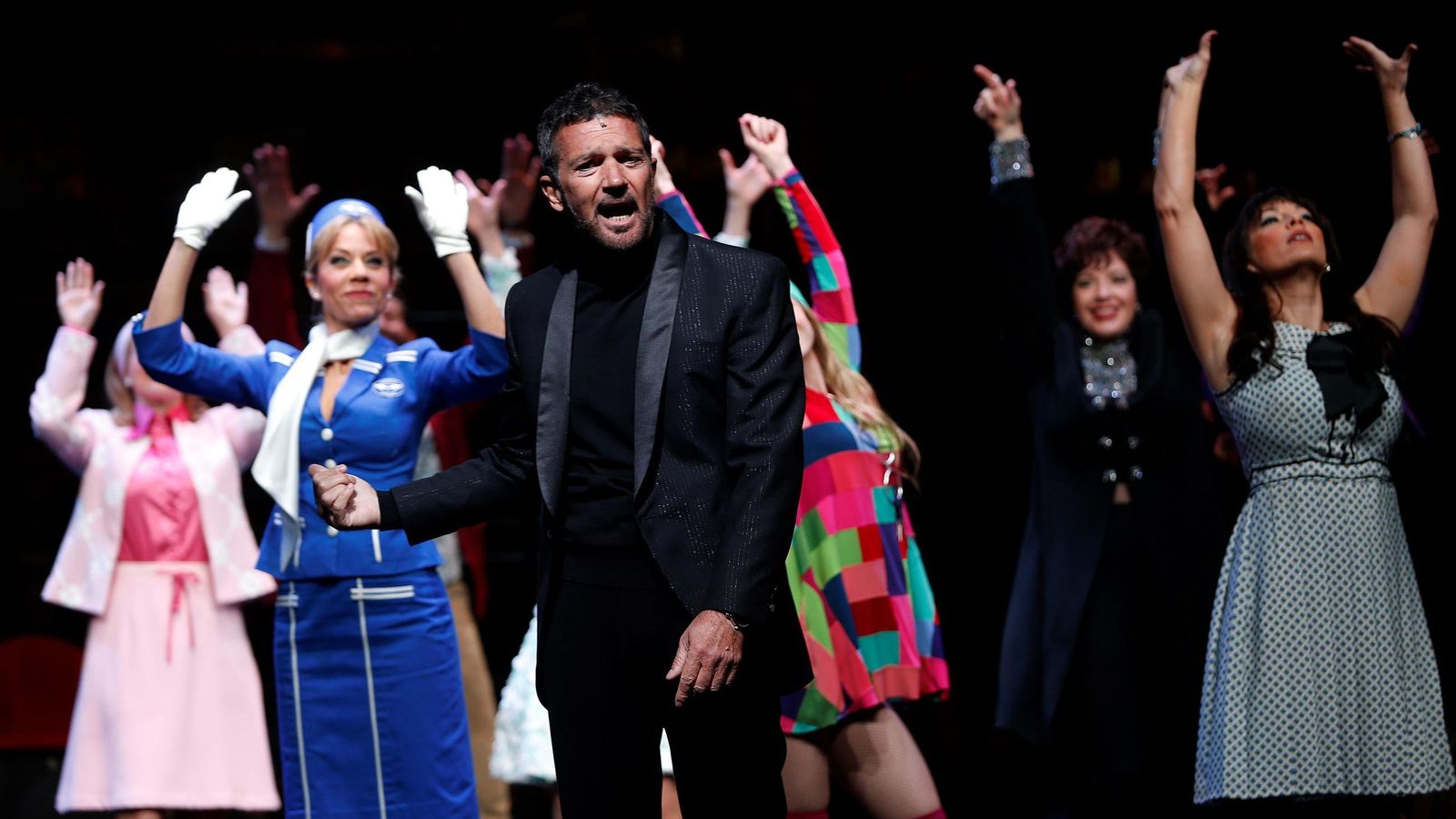 En el estreno del musical 'Company' en el Teatro del Soho, en noviembre de 2021.