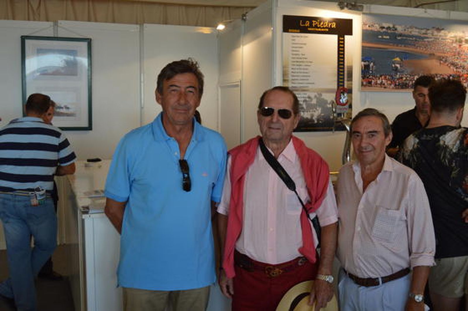 Santiago León Domecq, Pedro Parias y Arturo Hernández Lissen, coincidiendo en el Jockey Club.

Foto: Ignacio Casas de Ciria
