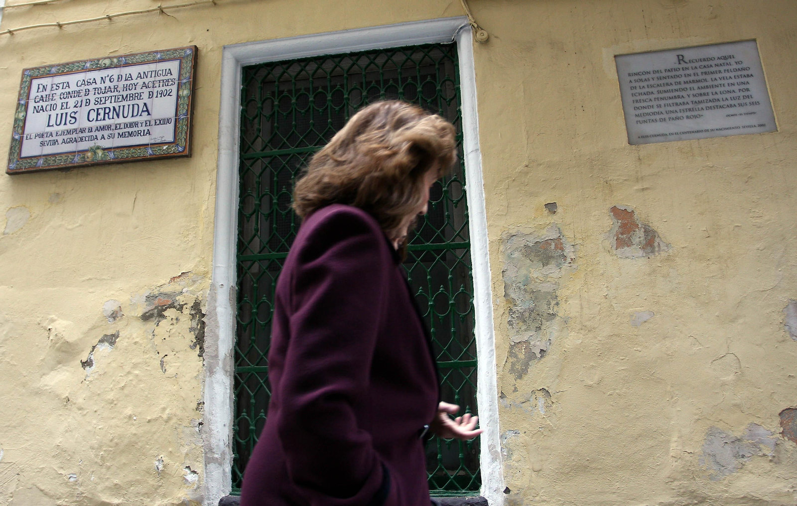 El domicilio de Cernuda  en la calle Acetres, 6.