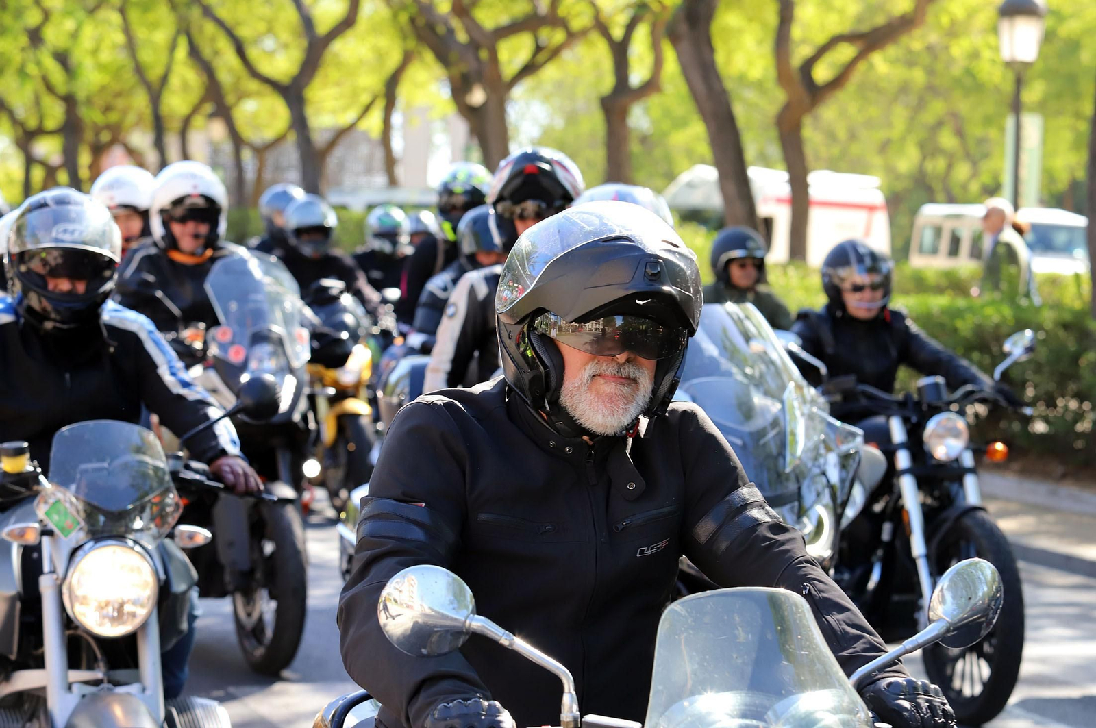 Imágenes de la III Ruta Moto-Solidaria organizada por CSIF