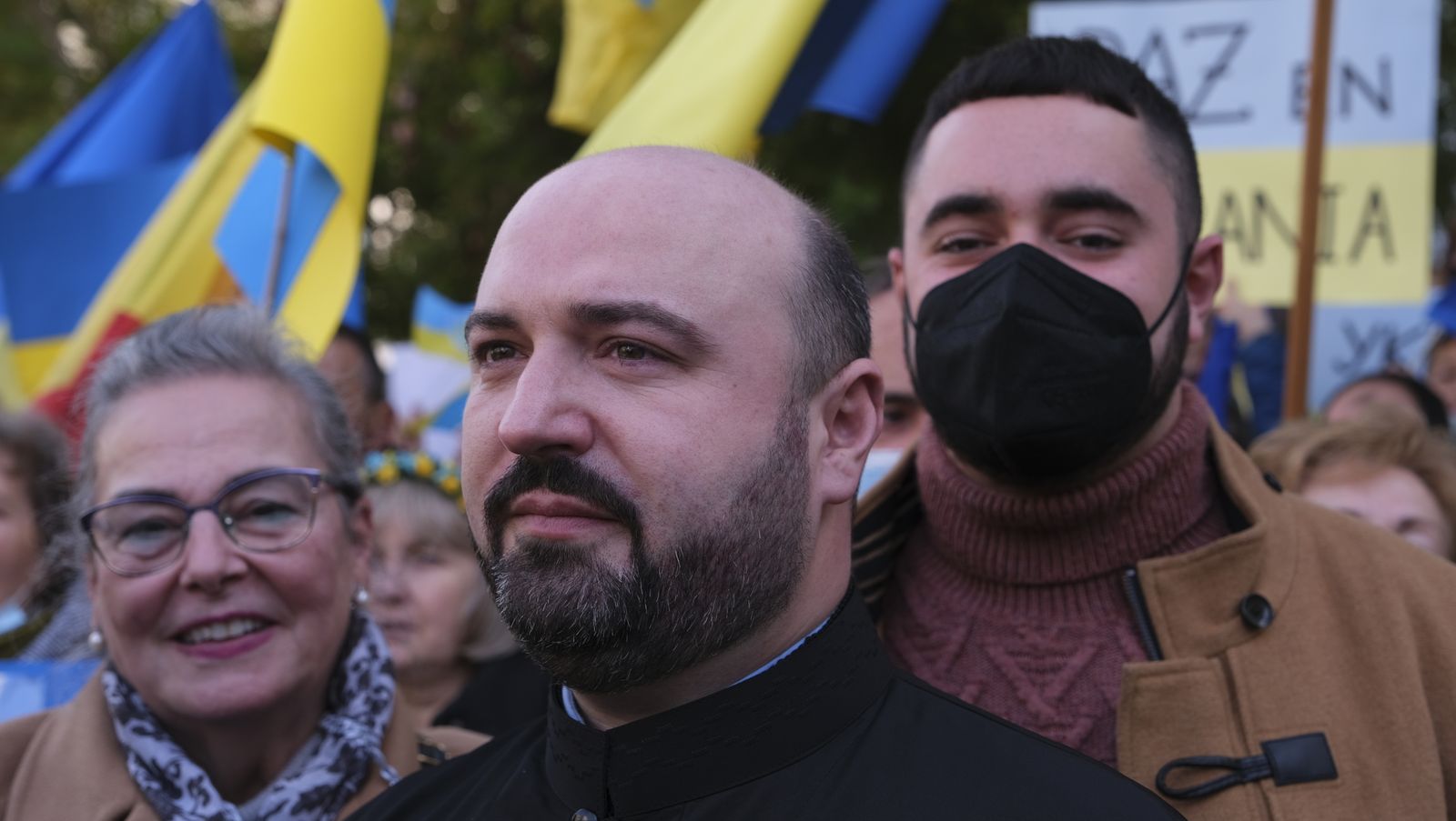 Fotogalería de las protestas contra la invasión rusa en Ucrania. Almería.