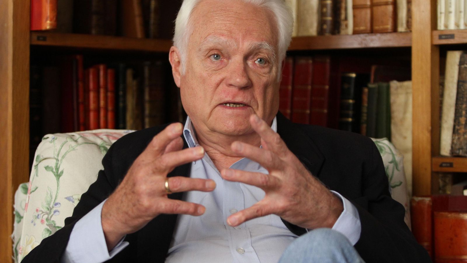 Un momento de la entrevista