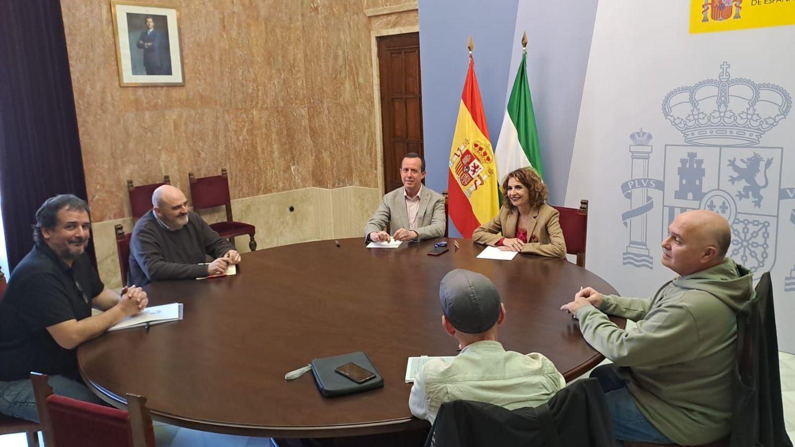 Reunión de María Jesús Montero con ecologistas en Almería.