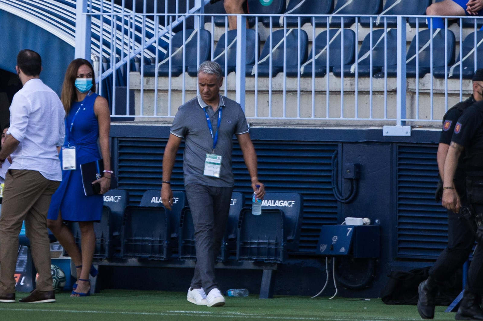 El paso de Sergio Pellicer por el Málaga CF, en fotos