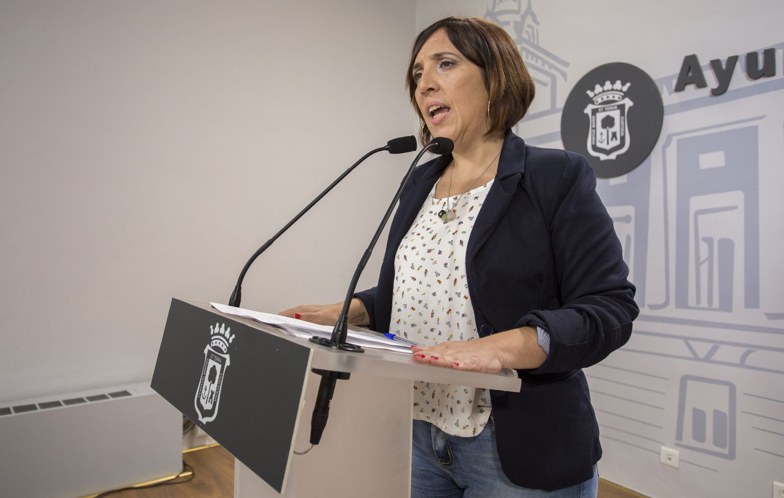 Alicia Narciso, ayer, en rueda de prensa.