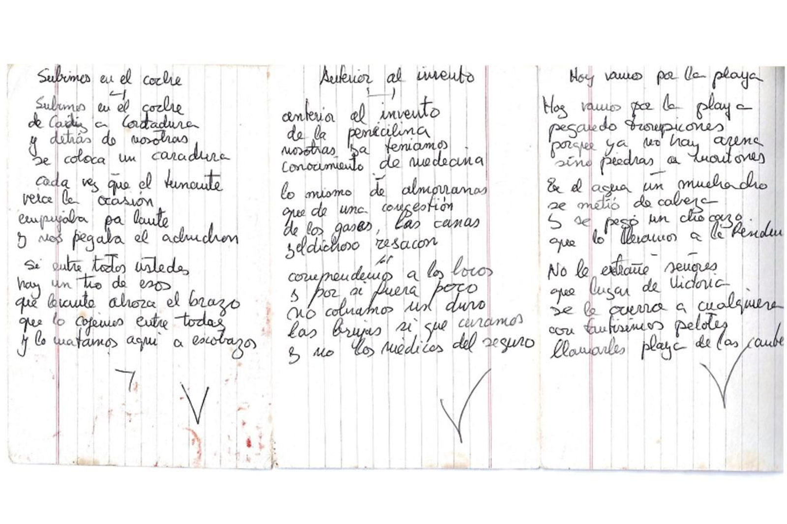 Cuplés de la chirigota ilegal feminista Las Brujas.
