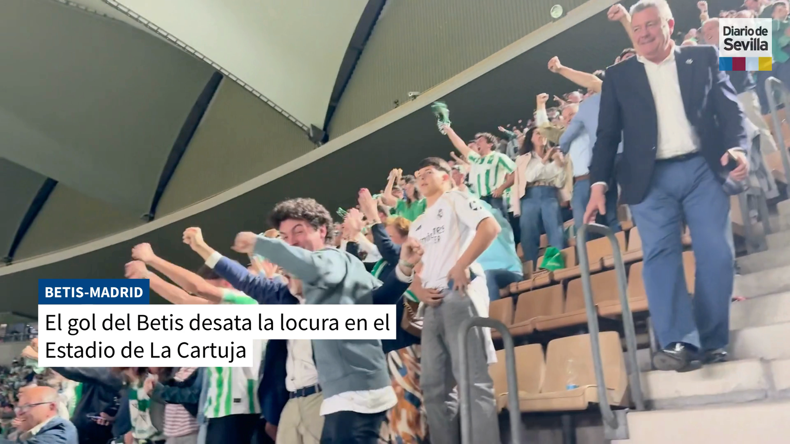 Así se vivió el gol del Betis ante el Madrid en La Cartuja; se desató ...
